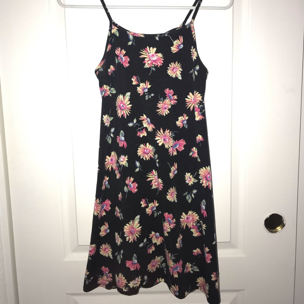 Black Floral Dress